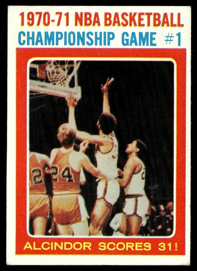 Basketball Game 1971 Topps 1971 Topps