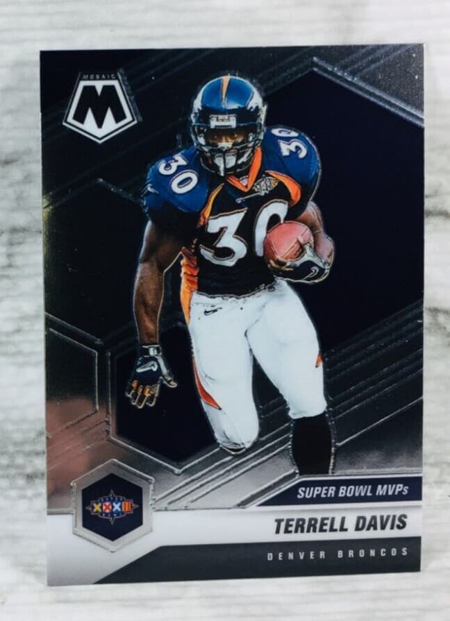 FOOTBALL TERRELL DAVIS (SUPER 2021 Panini Mosaic