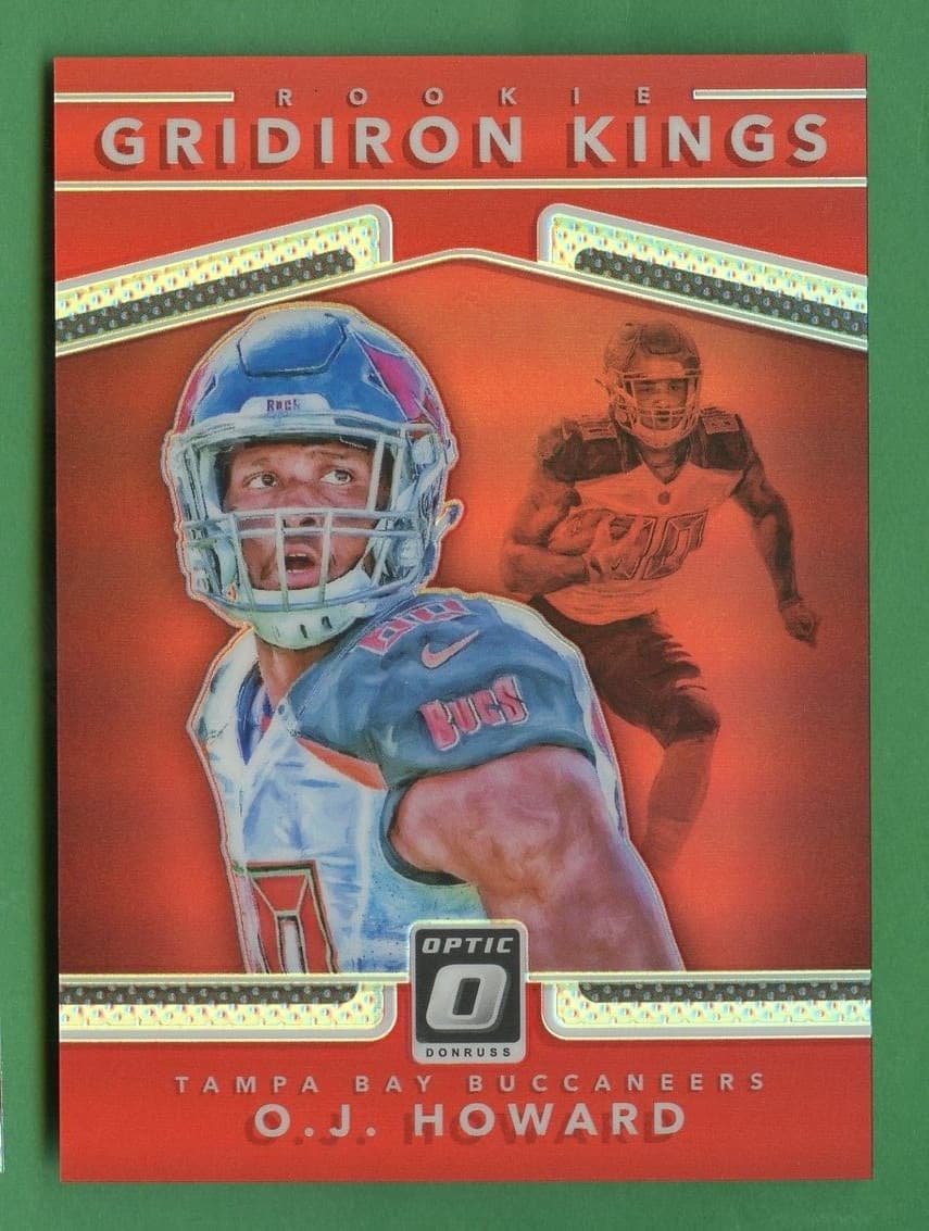 O.J. HOWARD FOOTBALL RED GRIDI 2017 Donruss Optic 2017 Donruss Optic