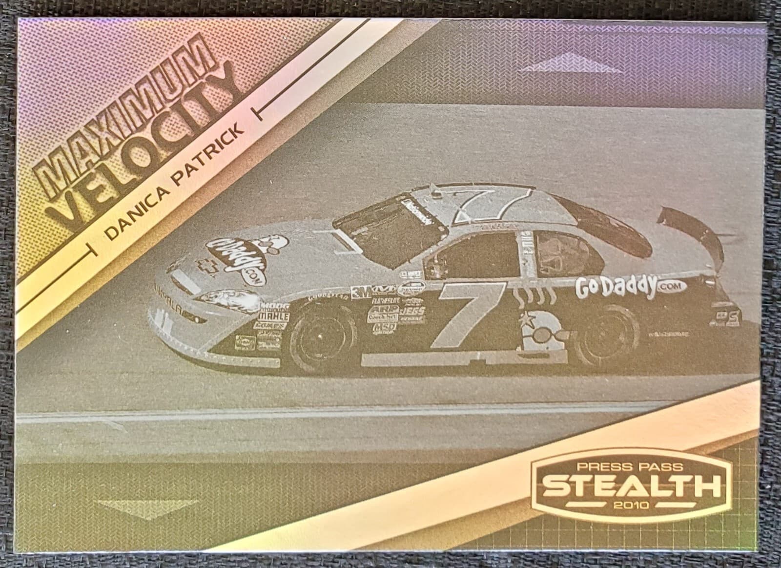 Danica Patrick 2010 Press Pass 2010 Press Pass foil-gold-velocity