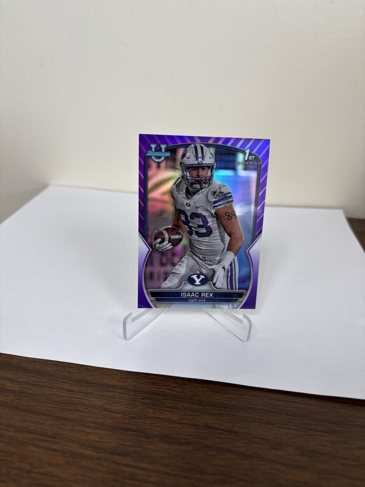 University Purple Isaac 2022 Bowman Chrome