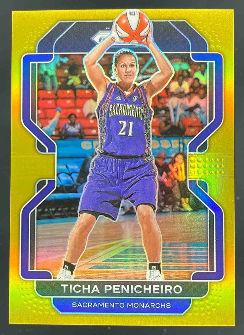 Gold Ticha Penicheiro 2022 Panini Prizm 2022 Panini Prizm