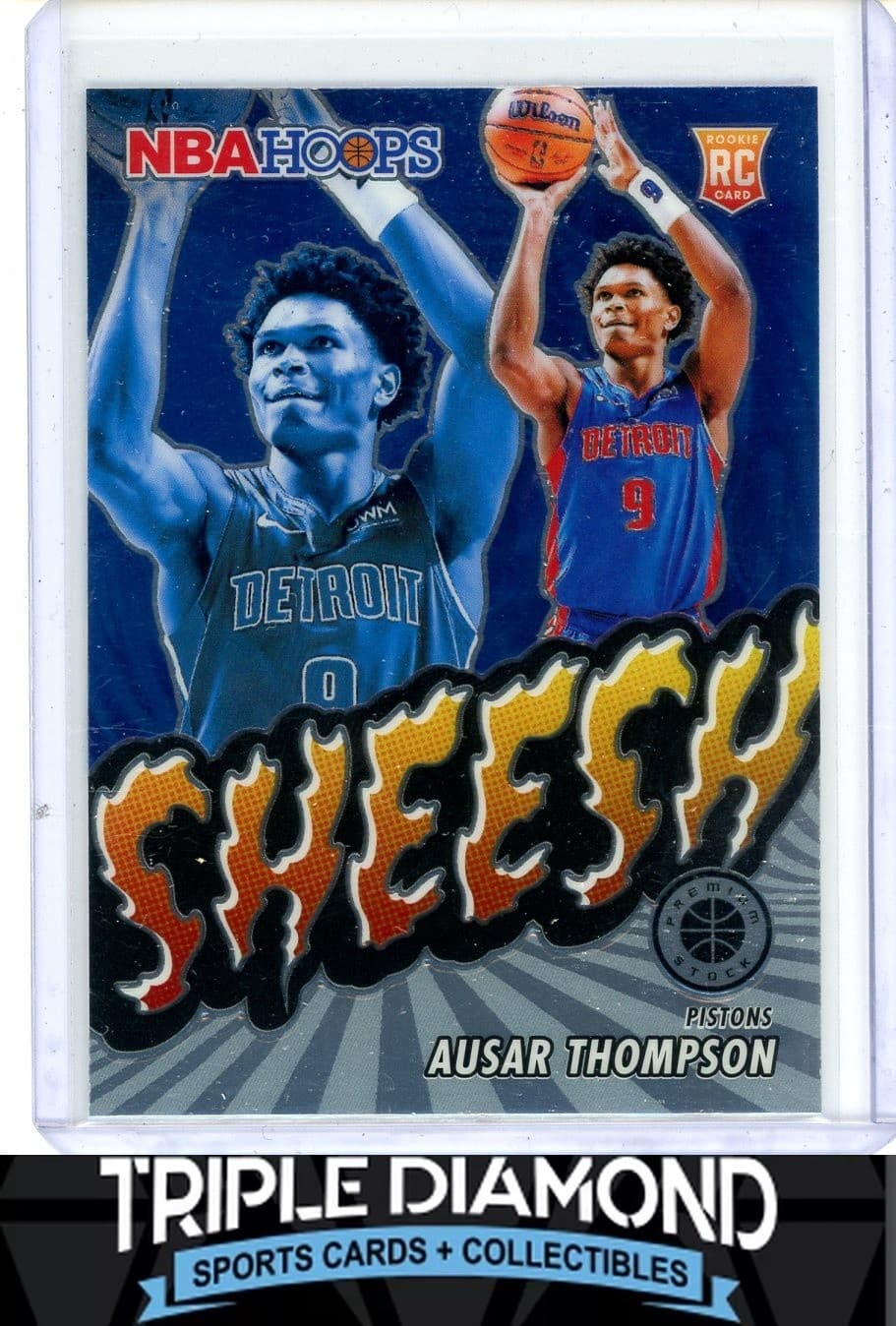 Hoops Premium Stock 2023 Panini Mosaic 2023 Unknown silver example 2