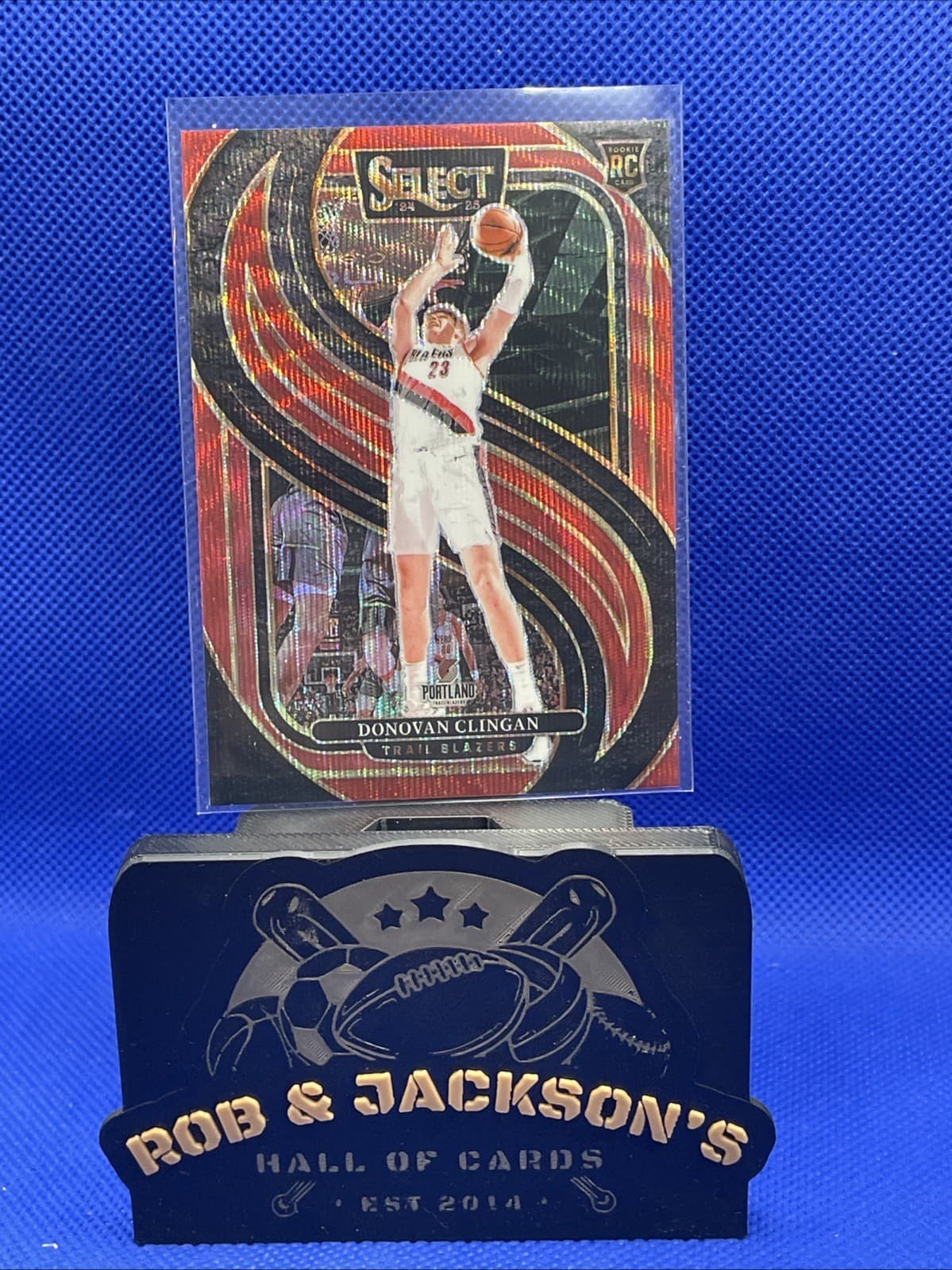 Red Tectonic Basketball 2024 Panini Select 2024 Panini Select
