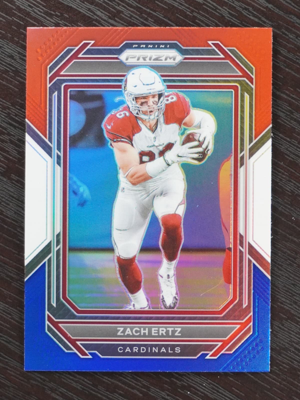 Zach Ertz Red 2022 Panini Prizm 2022 Panini Prizm blue-red