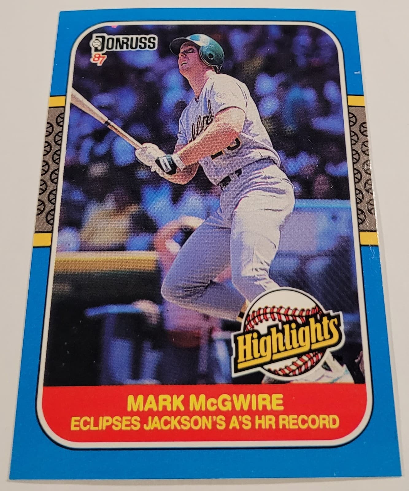 Highlights Mark Mc 1987 Donruss 1987 Donruss
