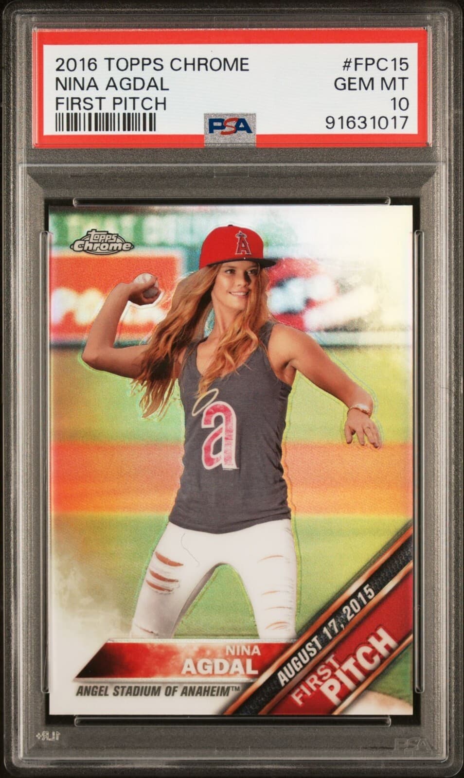 Nina Agdal 2016 Topps Chrome 2016 Topps Chrome