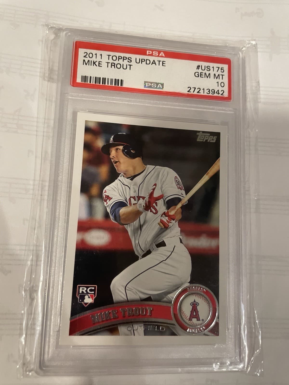 Mike Trout Los 2011 Topps Update