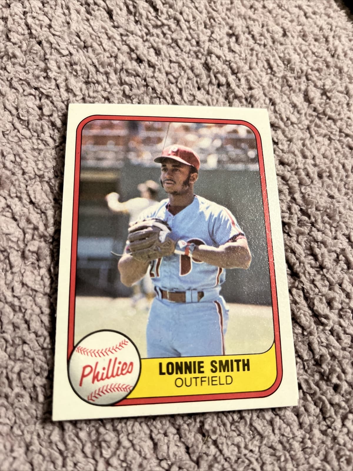 Lonnie Smith Philadelphia 1981 Fleer 1981 Fleer