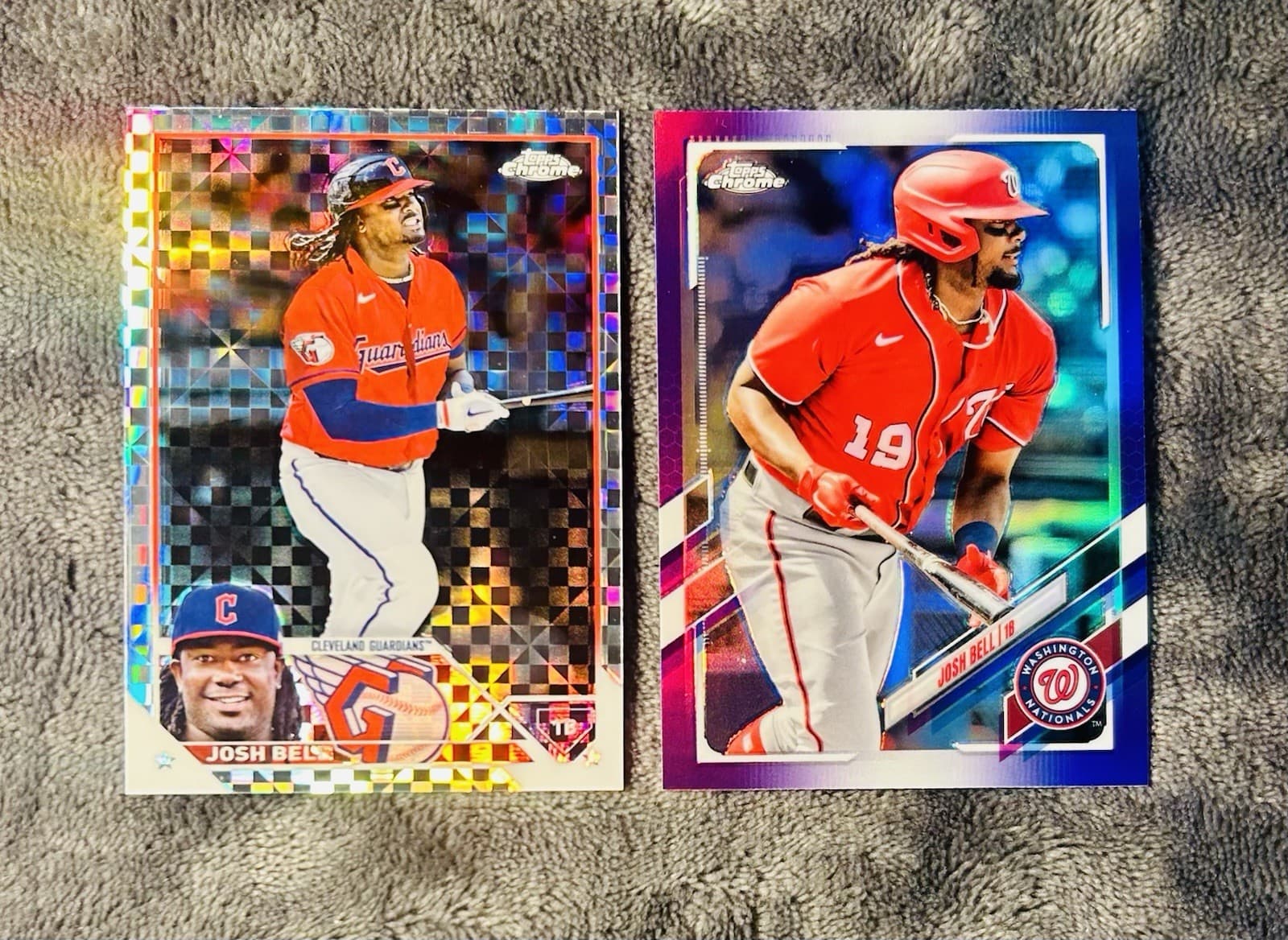 Josh Bell 2023 Topps Chrome 2023 Topps Chrome purple-refractor-xfractor