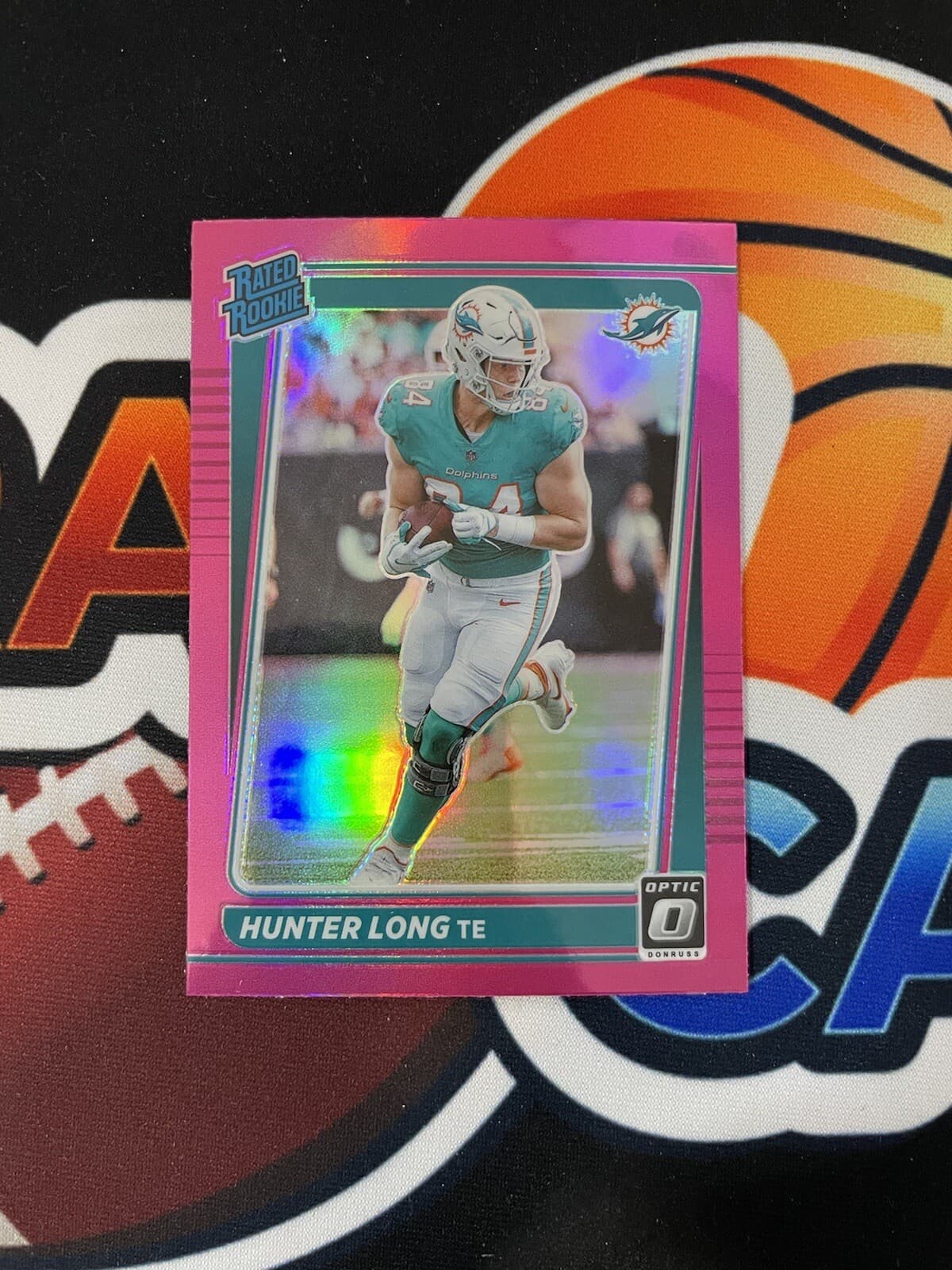 Football Hunter Long 2021 Donruss Optic