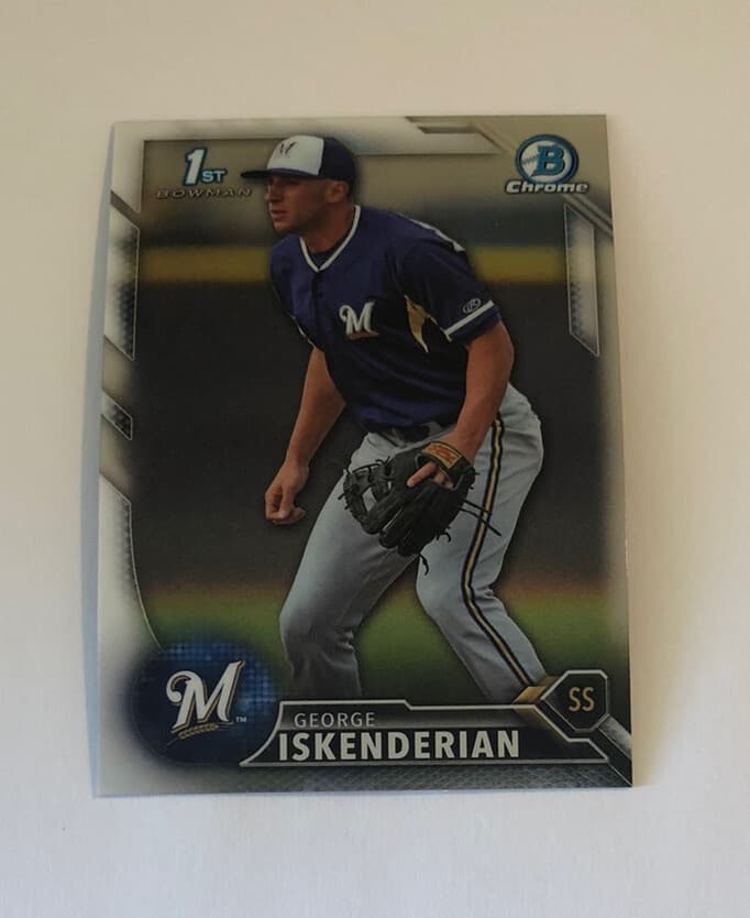 George Iskenderian Prospects 2016 Bowman Chrome 2016 Bowman Chrome