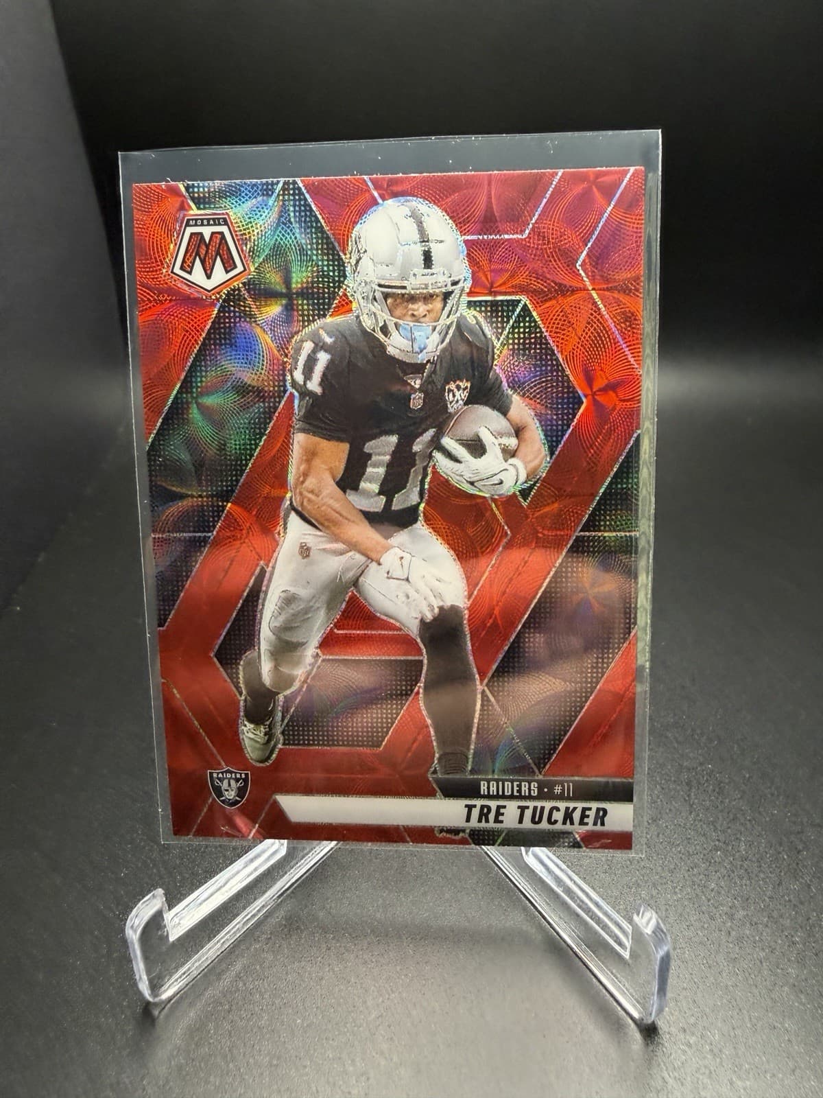 Tre Tucker Red 2025 Panini Mosaic 2025 Panini Mosaic