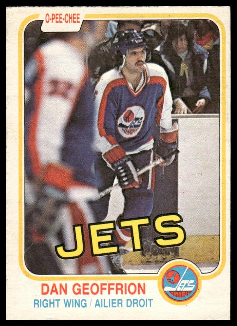 Dan Geoffrion Winnipeg 1981 O-Pee-Chee