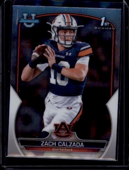 University Zach Calzada 2022 Bowman Chrome