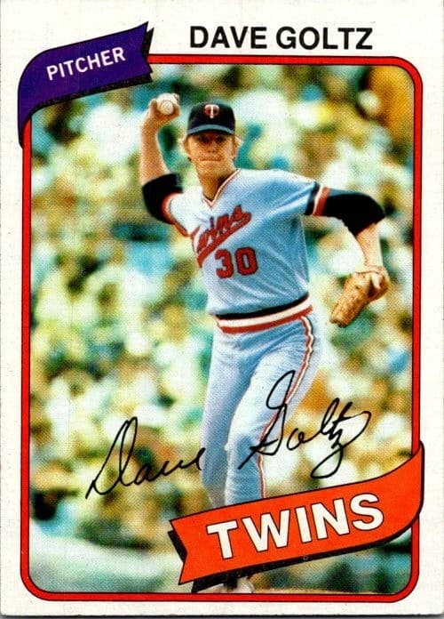 Dave Goltz 1980 Topps 1980 Topps