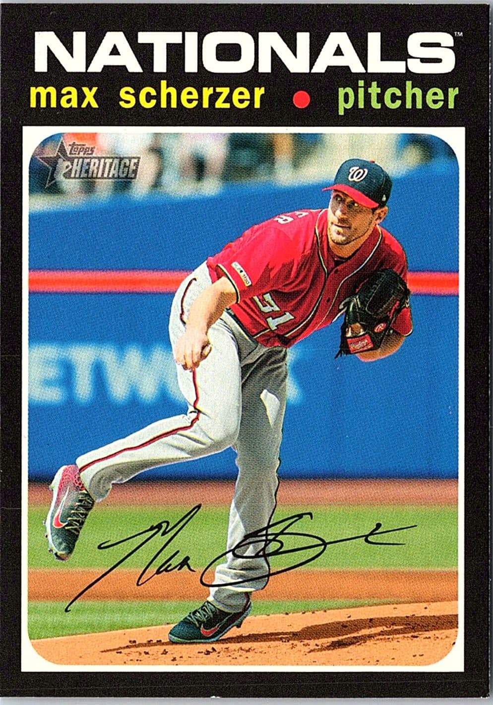 Max Scherzer Washington 2020 Topps Heritage 2020 Topps Heritage