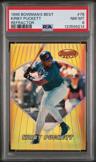 Best Kirby Puckett 1996 Bowman