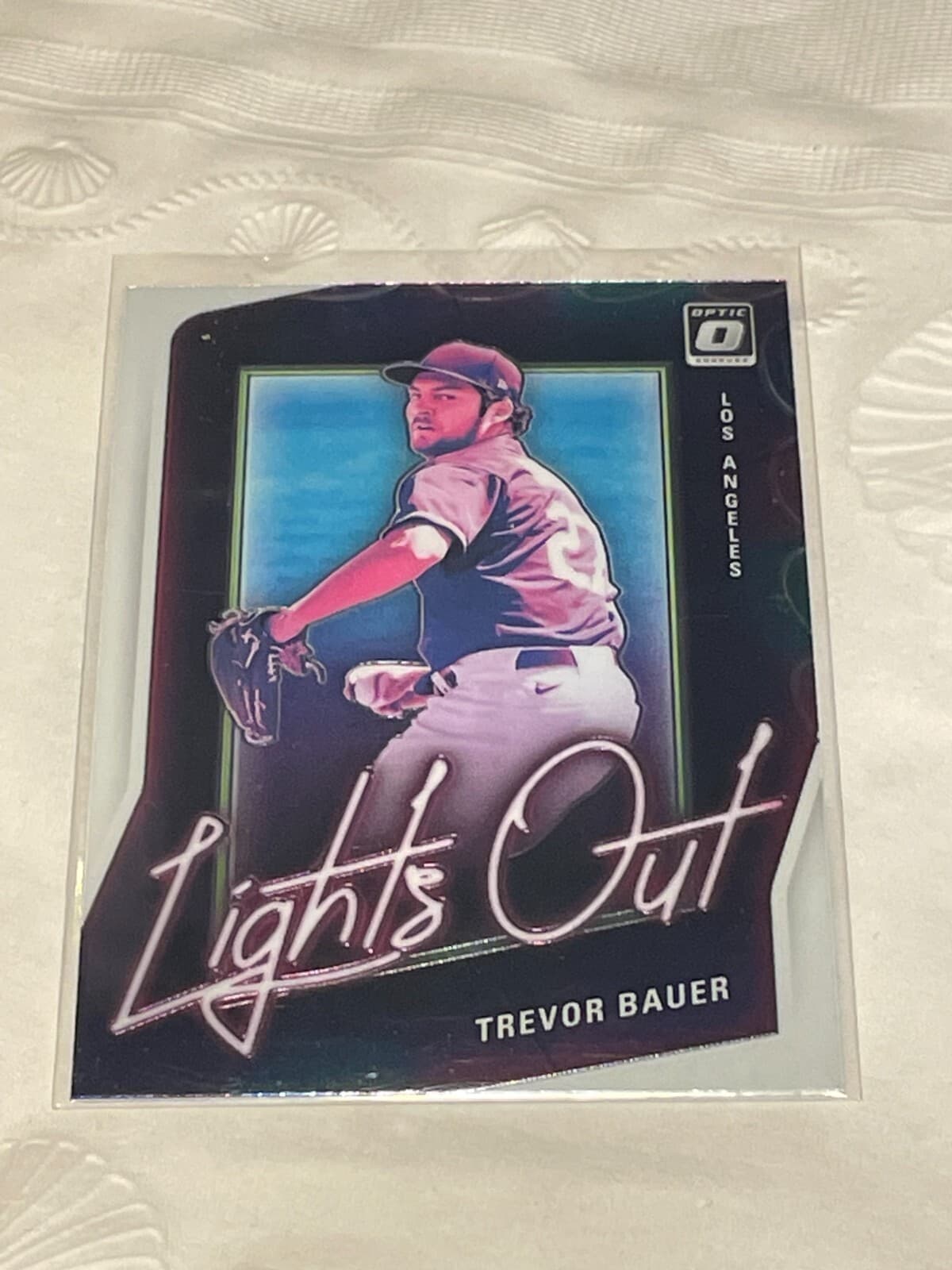 Trevor Bauer Lights 2021 Donruss Optic