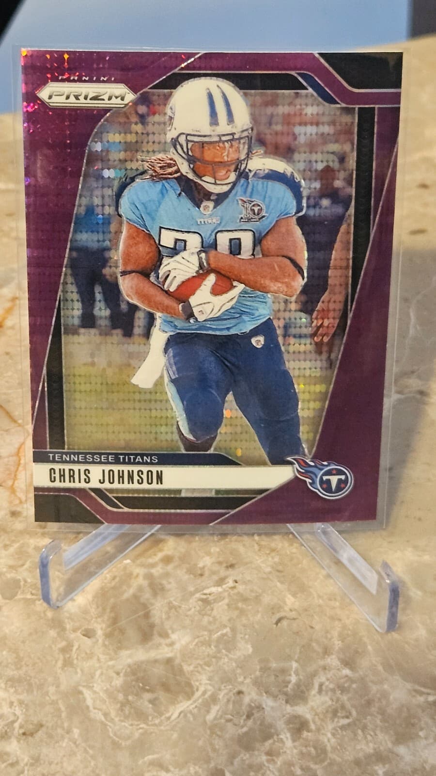 Chris Johnson trading card
