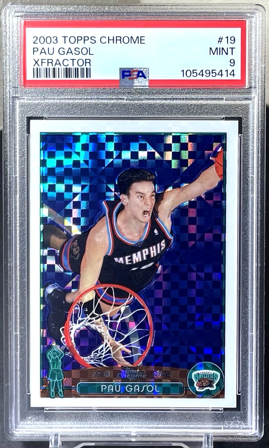 Pau Gasol 2003 Topps Chrome 2003 Topps Chrome xfractor