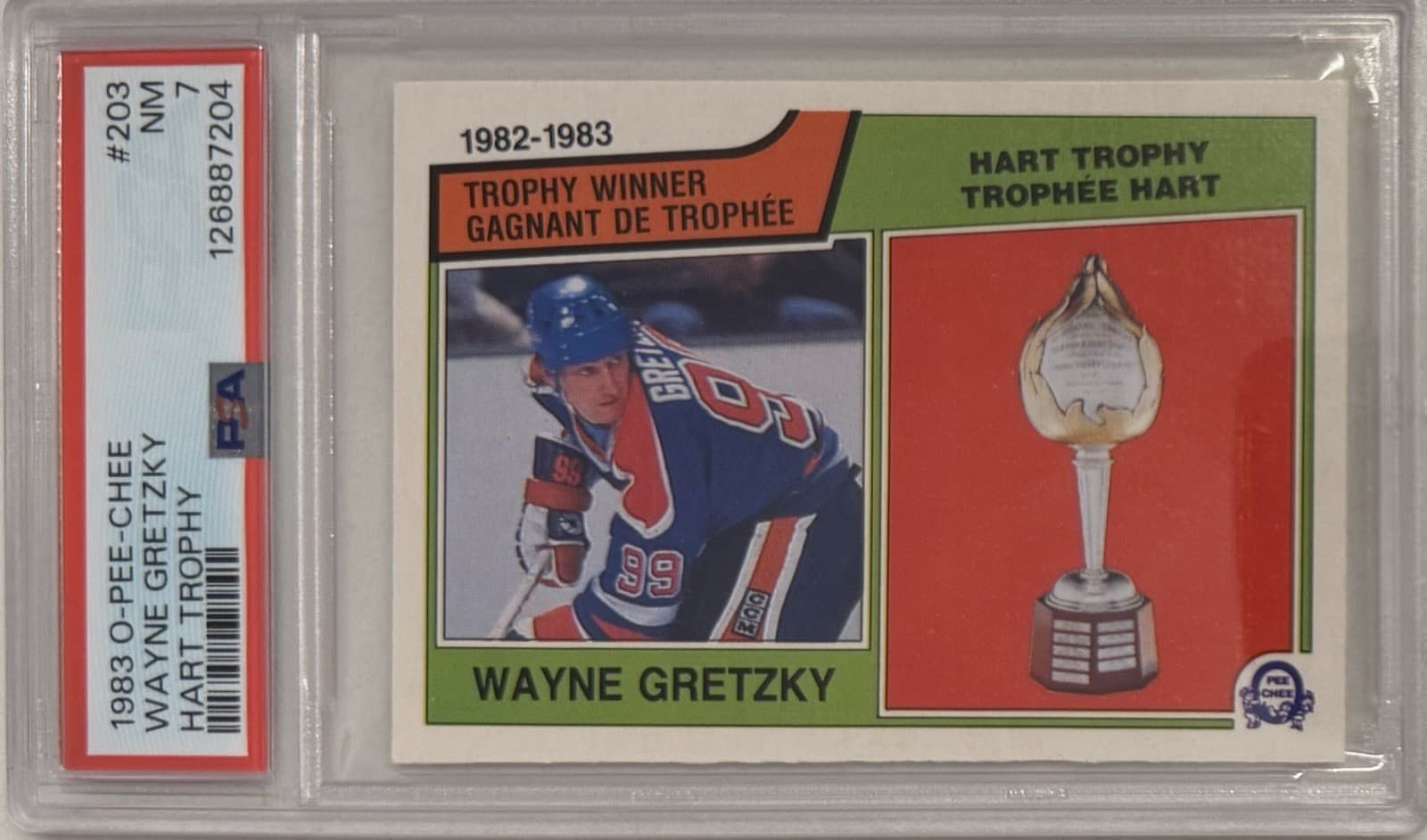 Wayne Gretzky 1983 topps O-Pee-Chee
