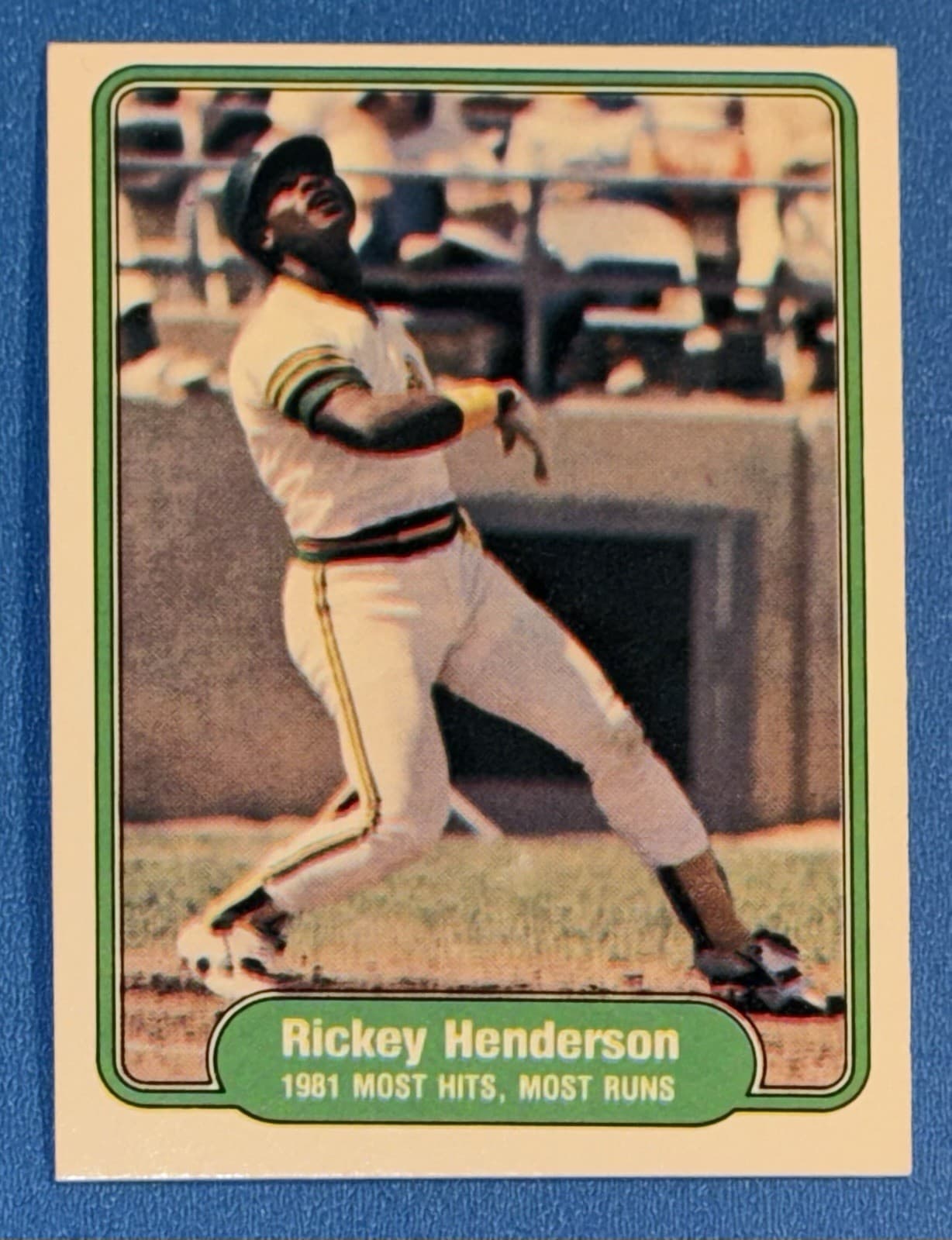 Rickey Henderson Most 1982 Fleer 1982 Fleer