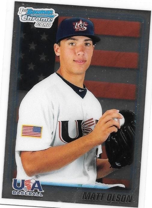 Prospects Matt Olson 2010 Bowman Draft 2010 Bowman Draft