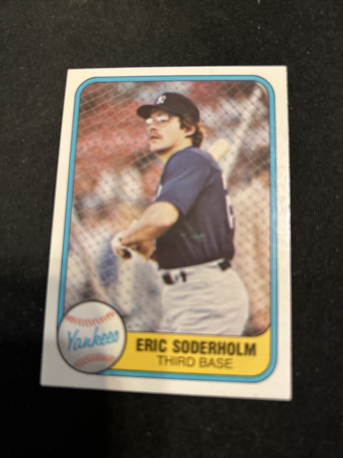Baseball Eric Soderholm 1981 Fleer