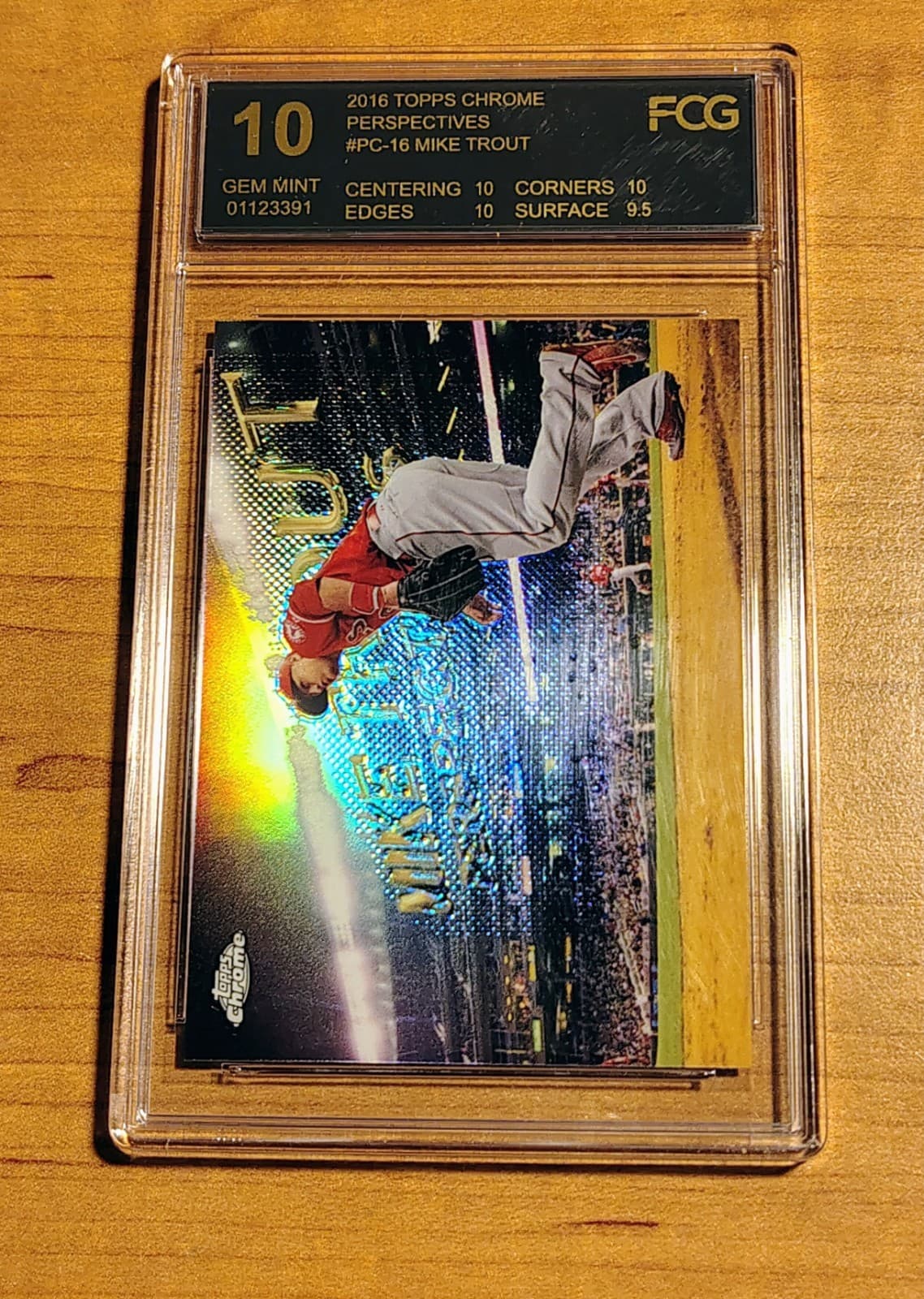 Perspectives Mike Trout 2016 Topps Chrome