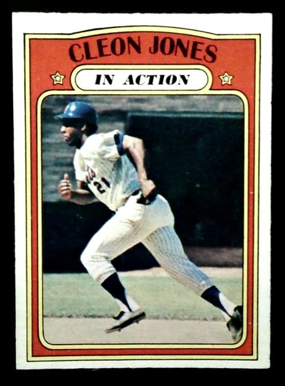 Cleon Jones In 1972 O-Pee-Chee 1972 O-Pee-Chee