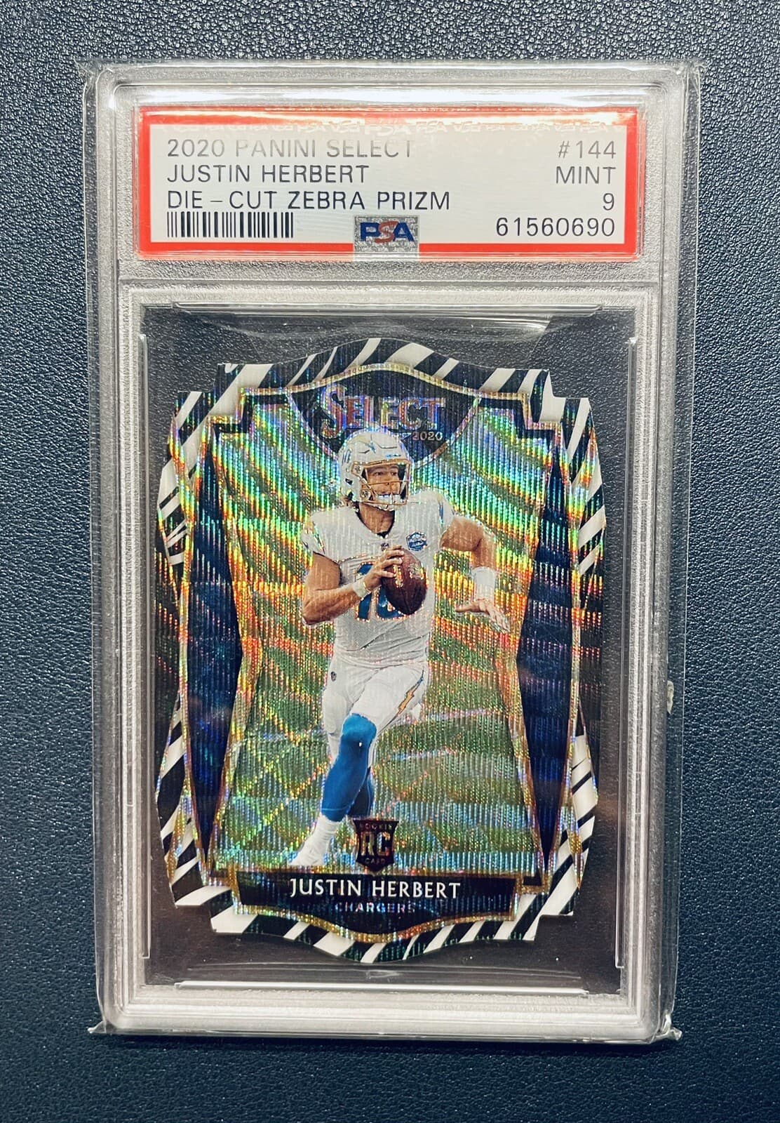Justin Herbert Die 2020 Panini Select 2020 Panini Select