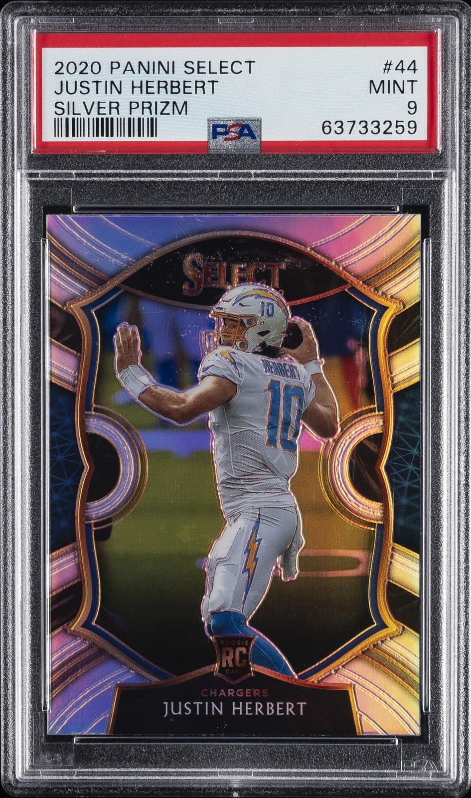 SILVER JUSTIN HERBERT 2020 Panini Select 2020 Panini Select