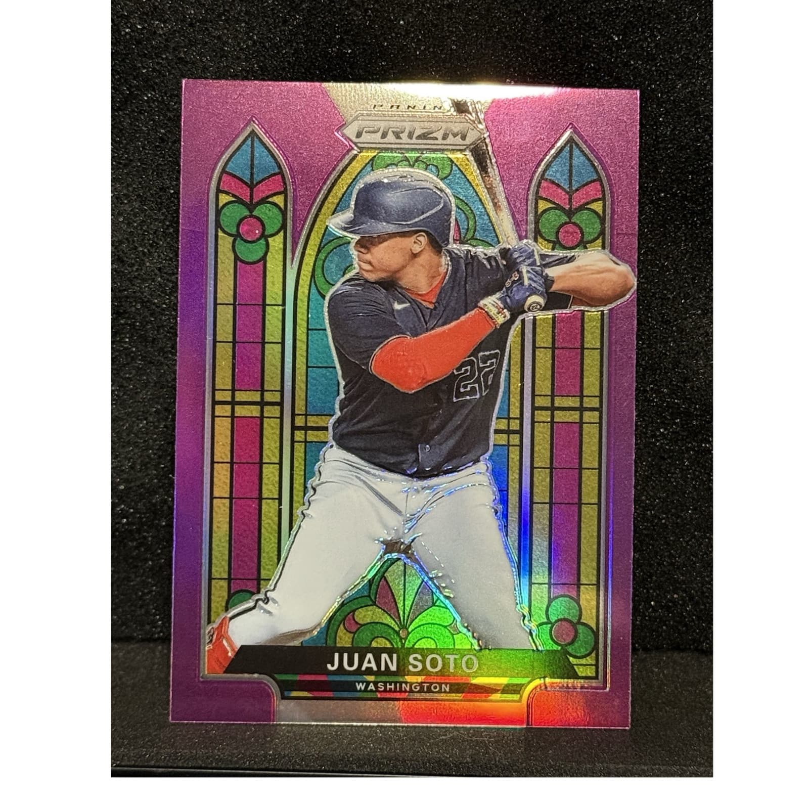 Purple Stained Glass 2021 Panini Prizm