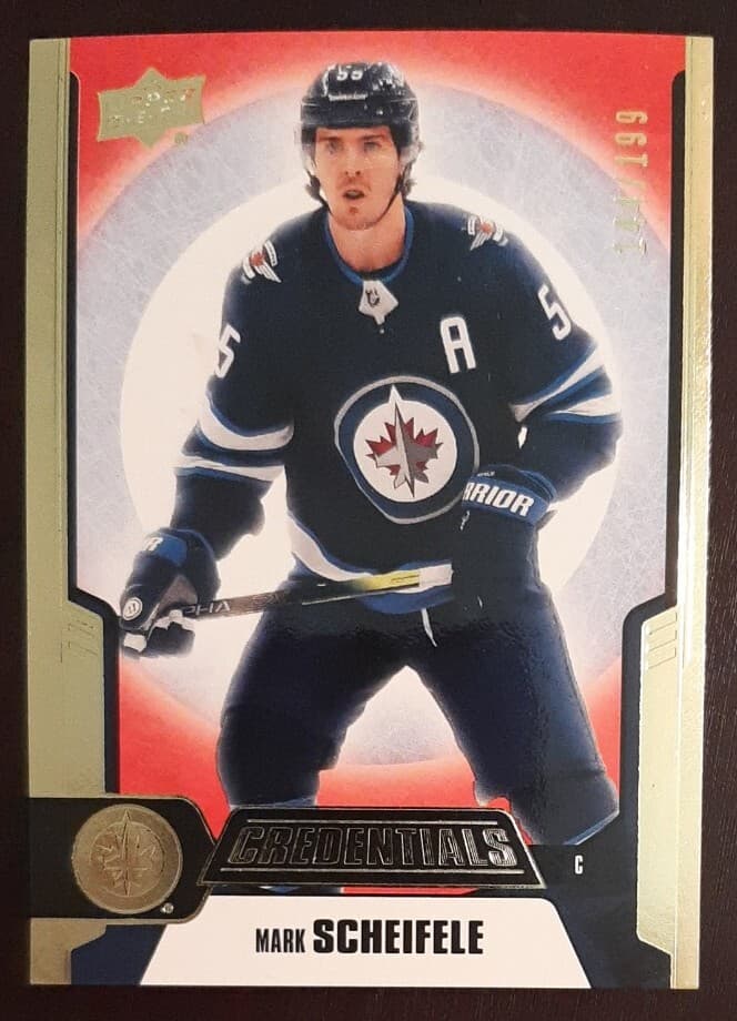 Credentials Max Scheifele 2019 Upper Deck 2019 Upper Deck