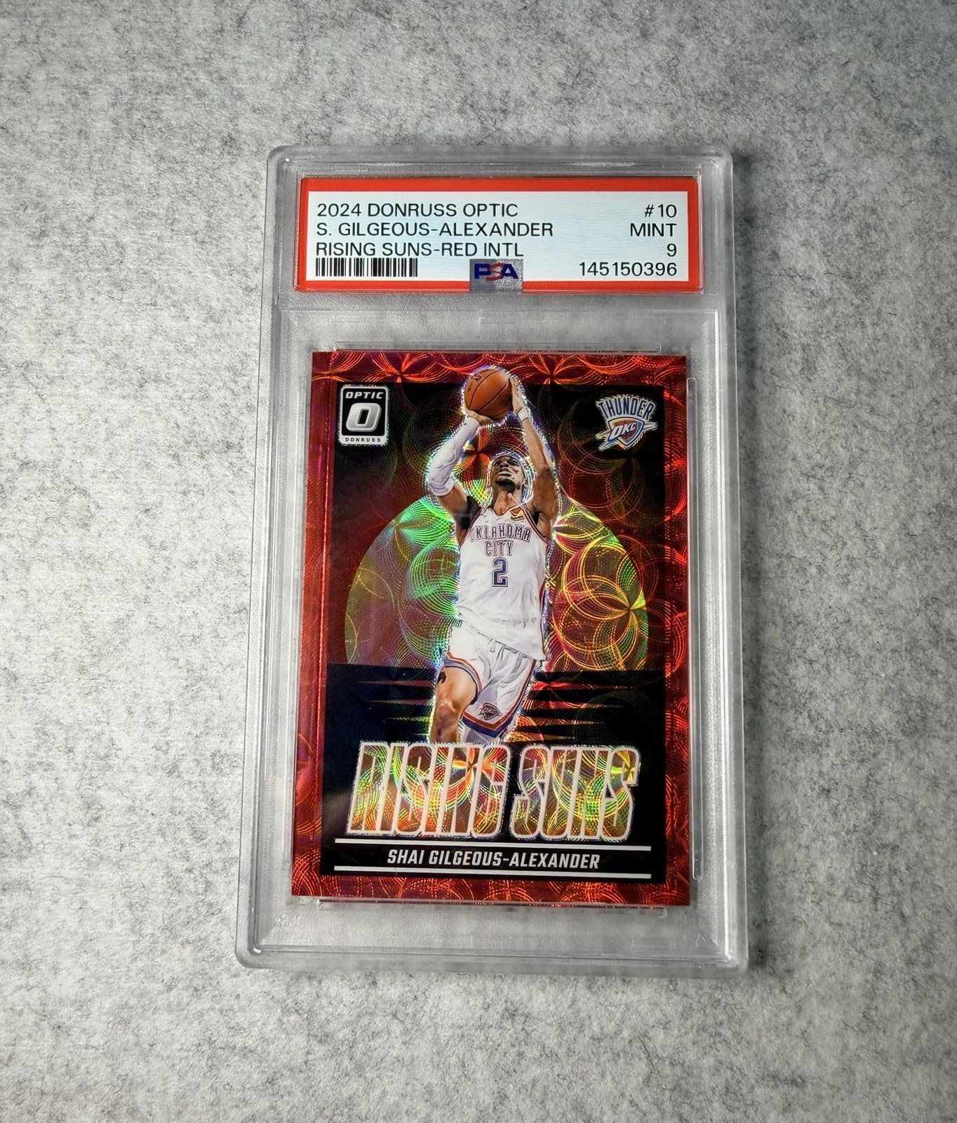 Shai Gilgeous-Alexander 2024 panini Donruss Optic