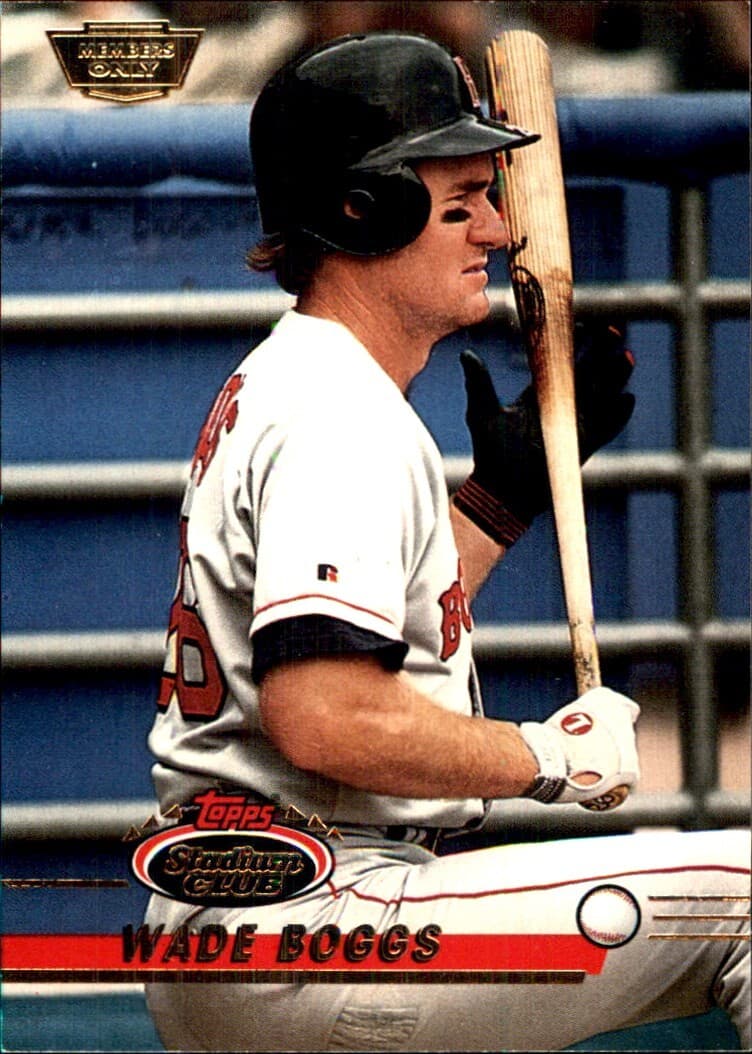 Wade Boggs 1993 Topps Stadium Club 1993 Topps Stadium Club
