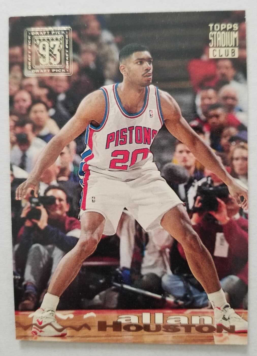 Allan Houston New 1993 Topps Stadium Club