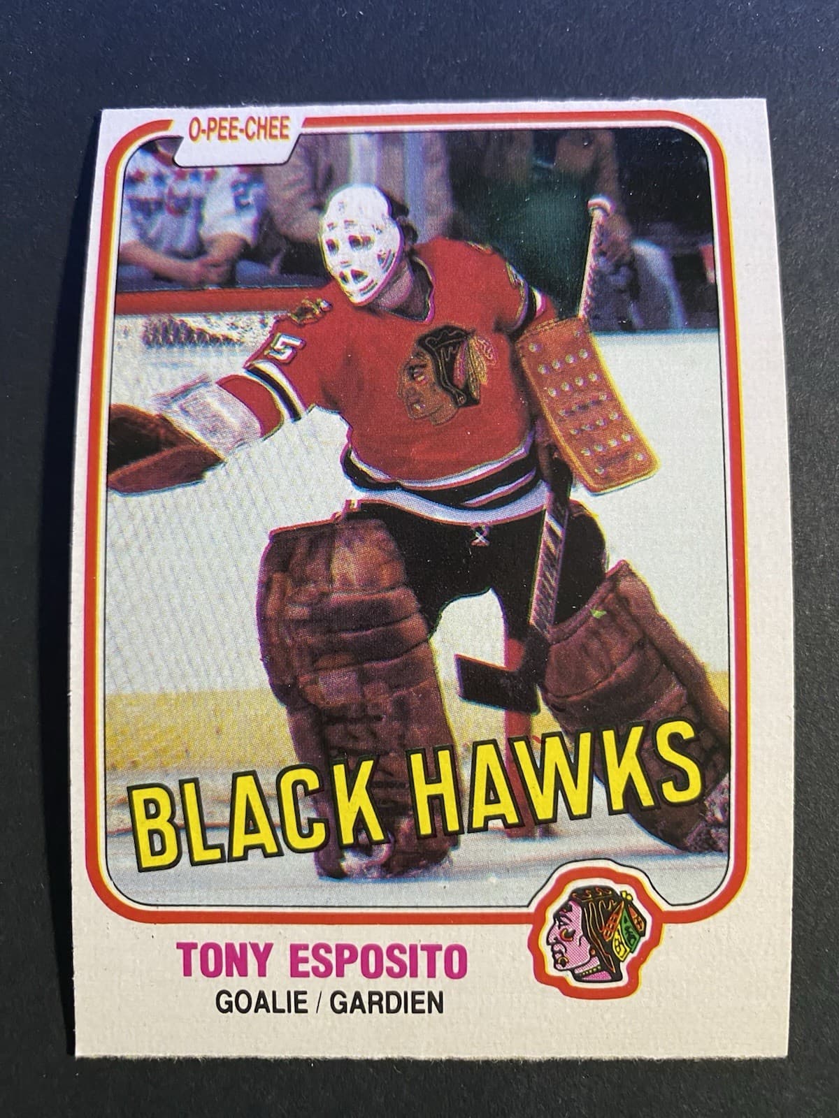 Tony Esposito Chicago 1981 O-Pee-Chee 1981 O-Pee-Chee