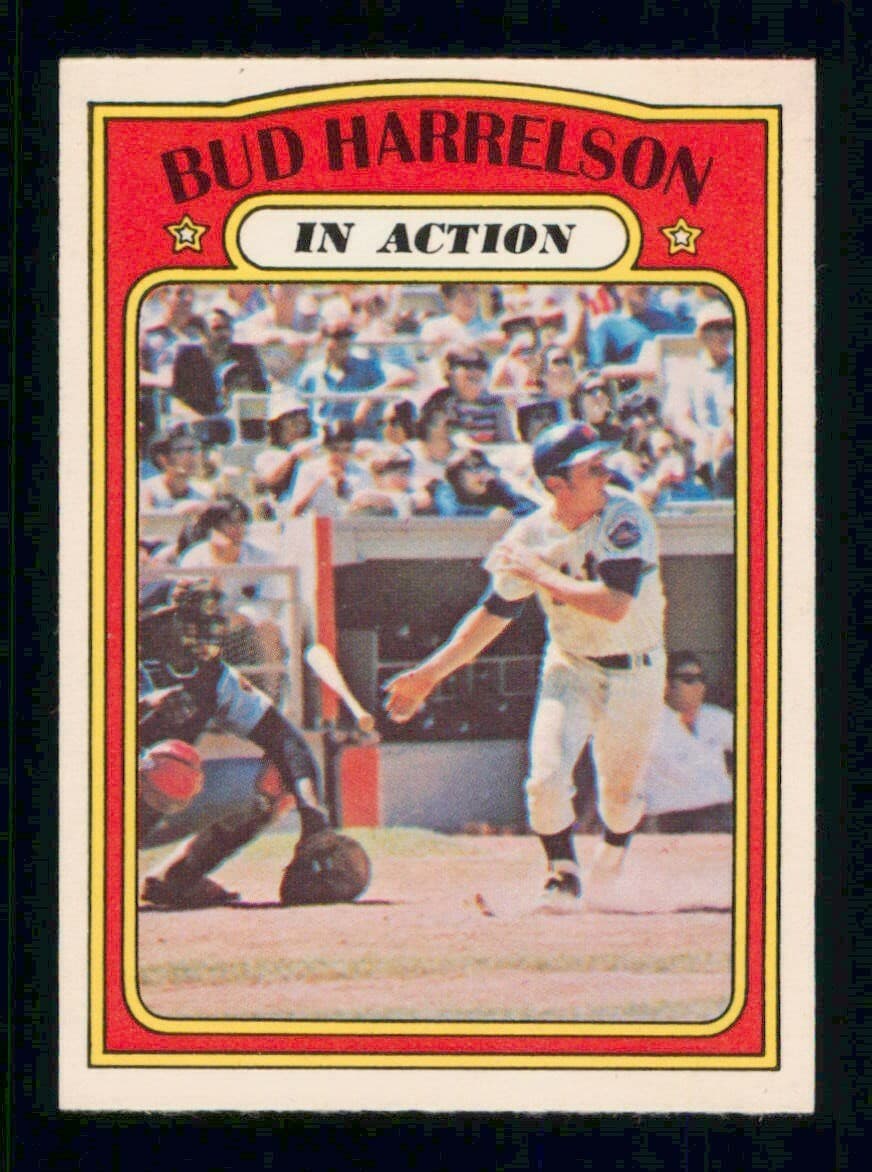 OPC BASEBALL # 54 BUD HARRELSO 1972 O-Pee-Chee 1972 O-Pee-Chee