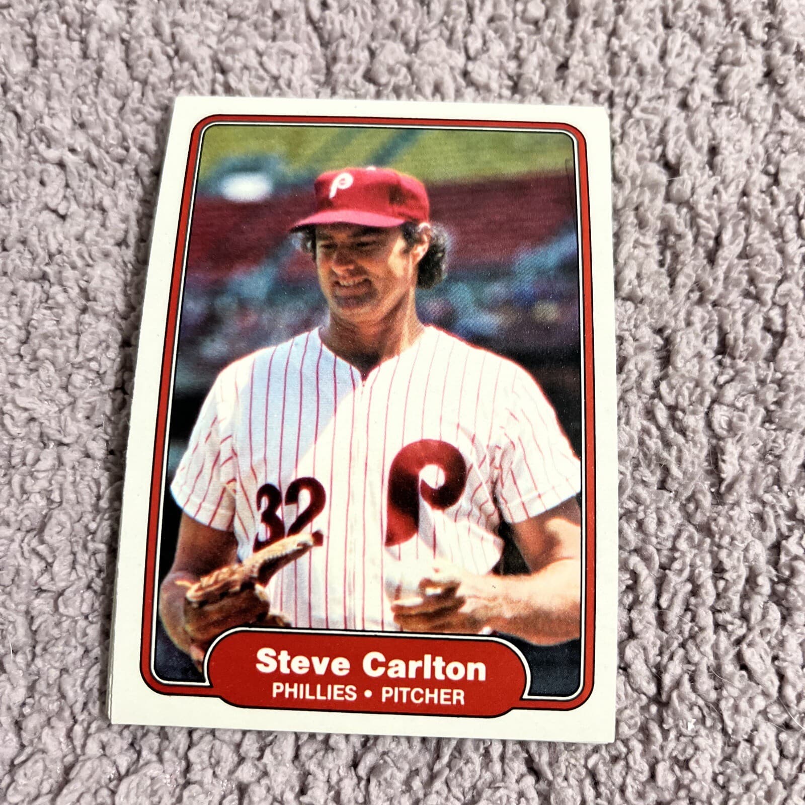 Steve Carlton Philadelphia 1982 Fleer 1982 Fleer