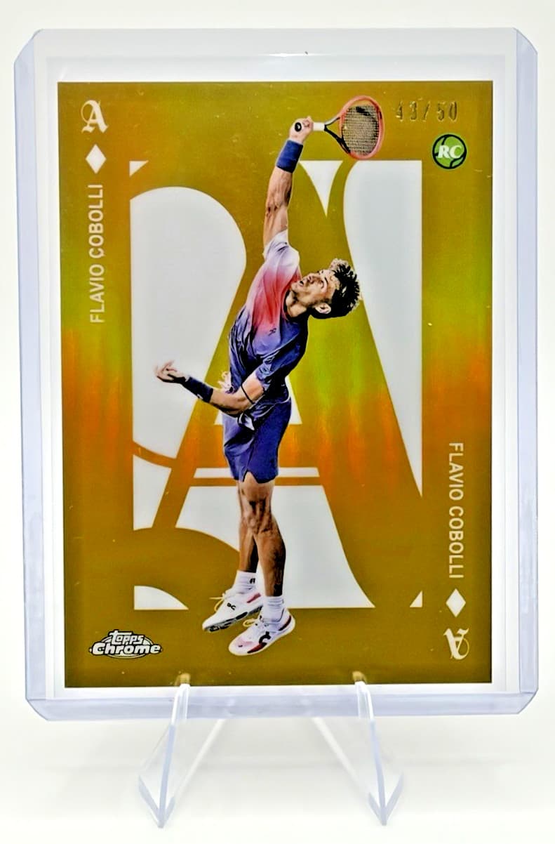 Flavio Cobolli Tennis 2025 Topps Chrome 2025 Topps Chrome gold