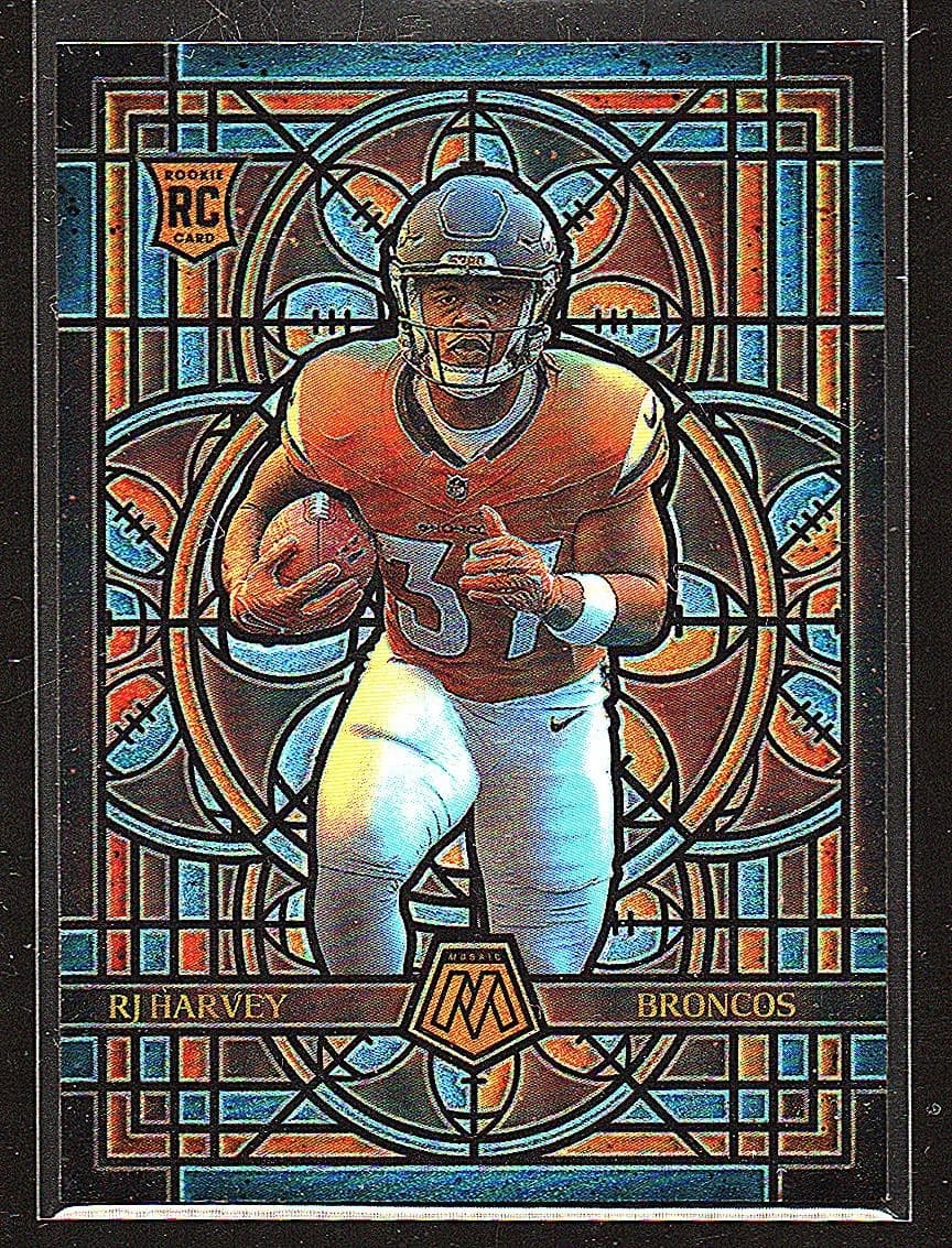 RJ HARVEY STAINED GLASS SSP ( 2025 Panini Mosaic 2025 Panini Mosaic