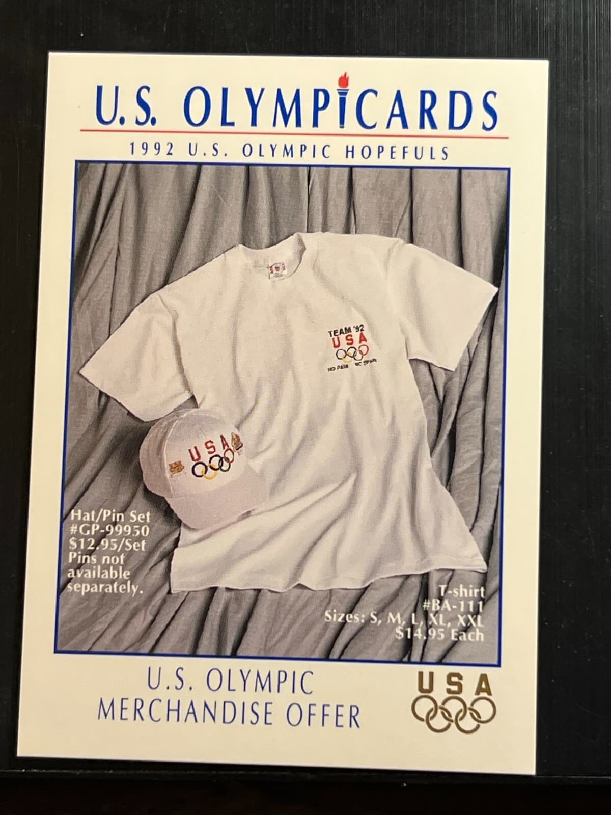 US Olympicards 1992 Unknown 1992 Unknown