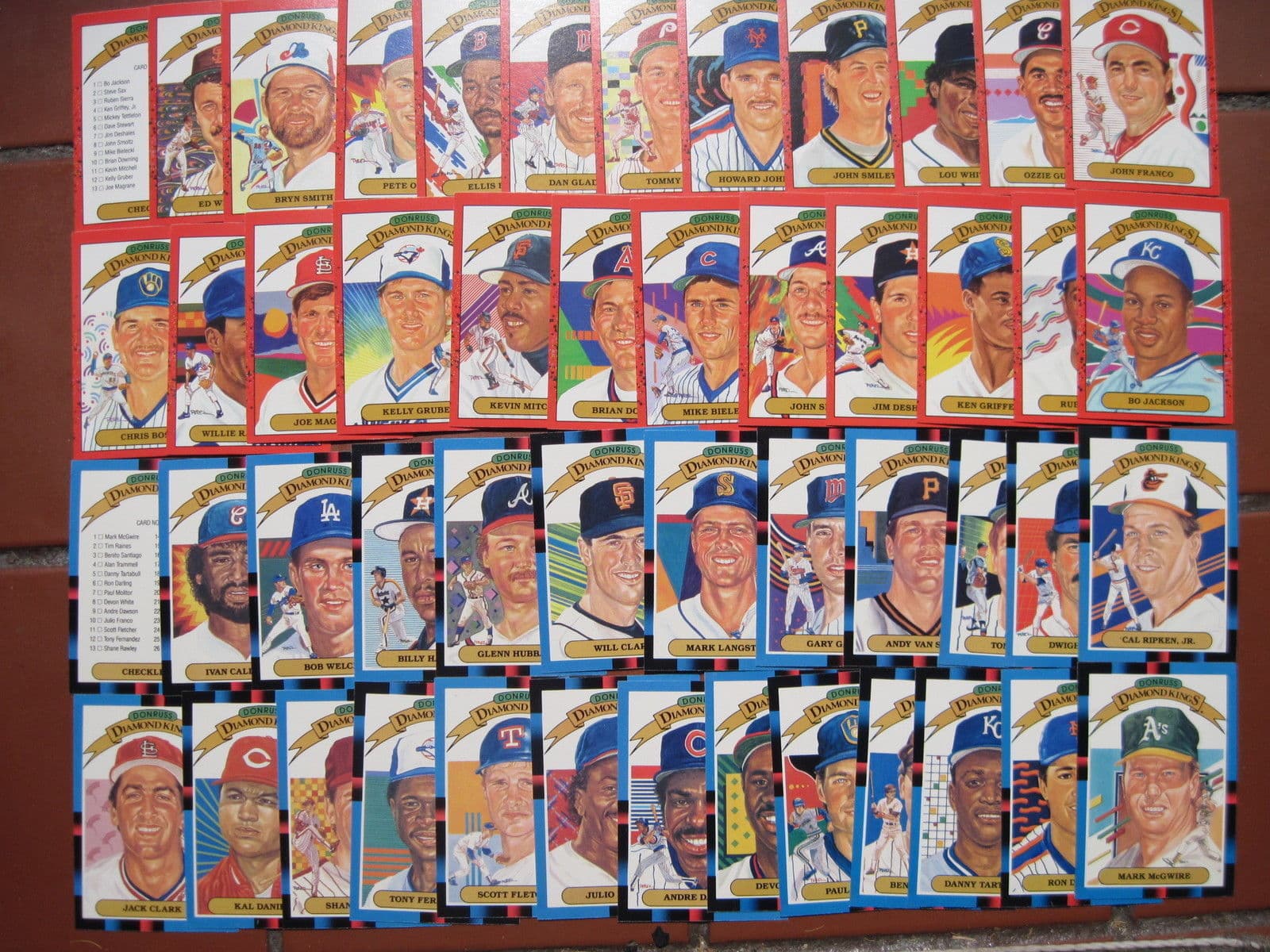 135 DIAMOND KINGS CARDS 5 SETS 1987 Donruss 1987 Donruss