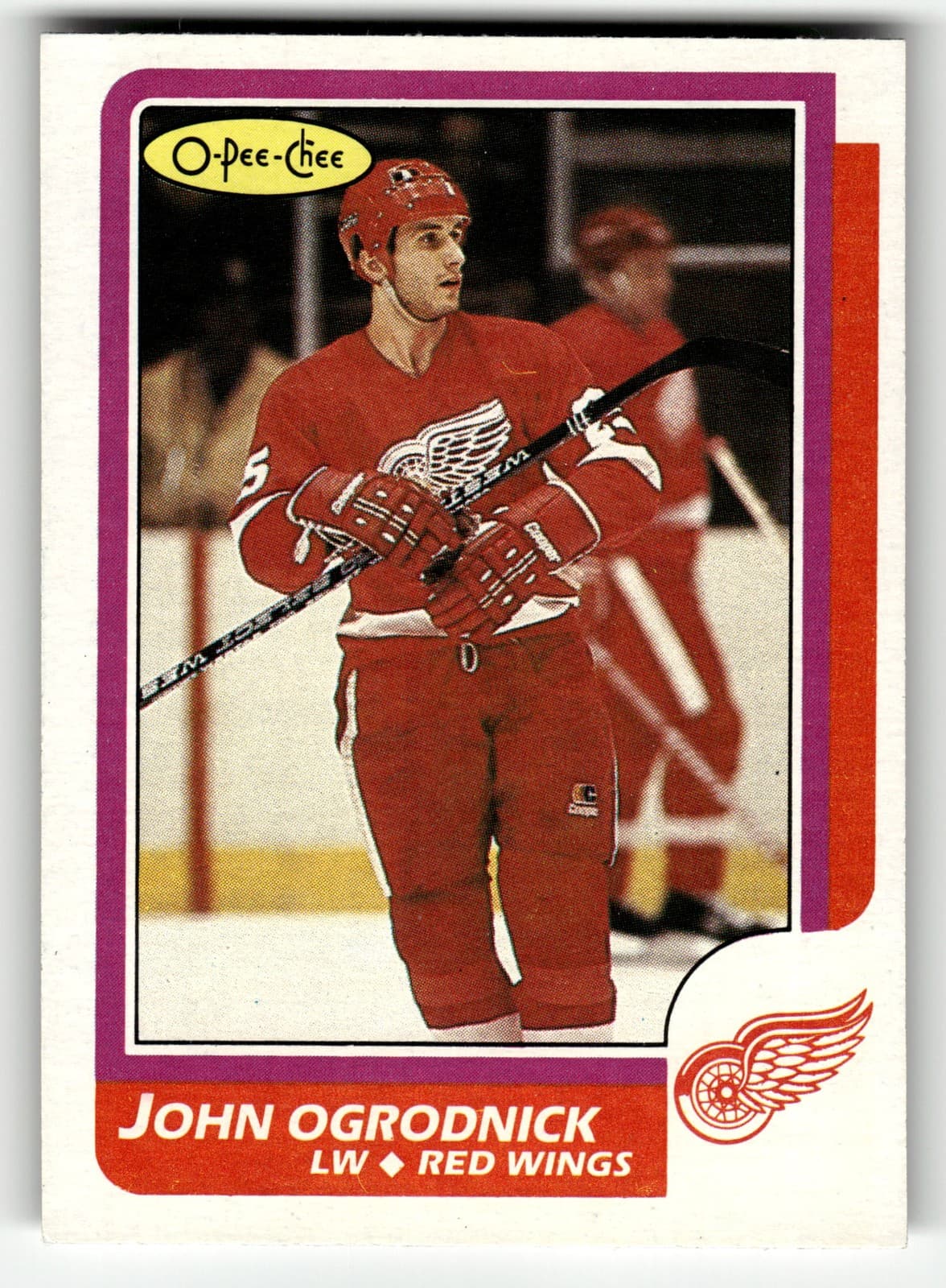 John Ogrodnick trading card