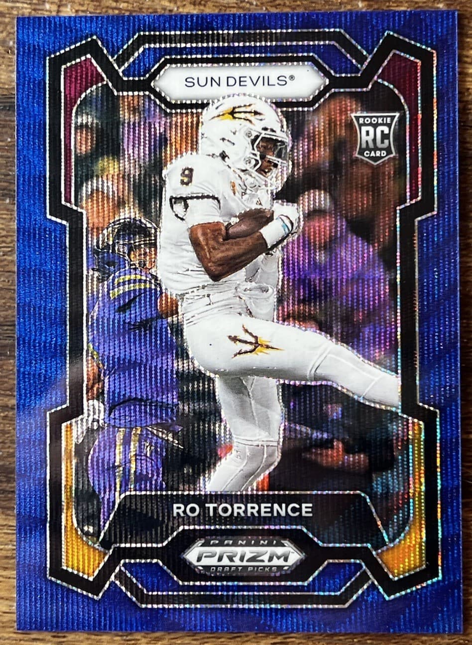 Draft Picks Blue 2024 Panini Prizm 2024 Panini Prizm blue-wave