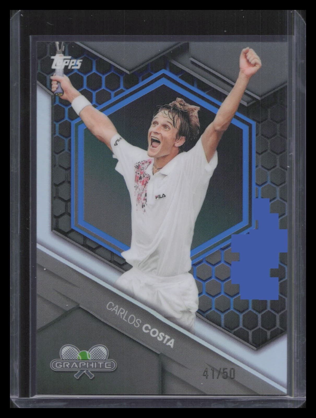 Carlos Costa Graphite 2026 Topps 2026 Topps blue-refractor