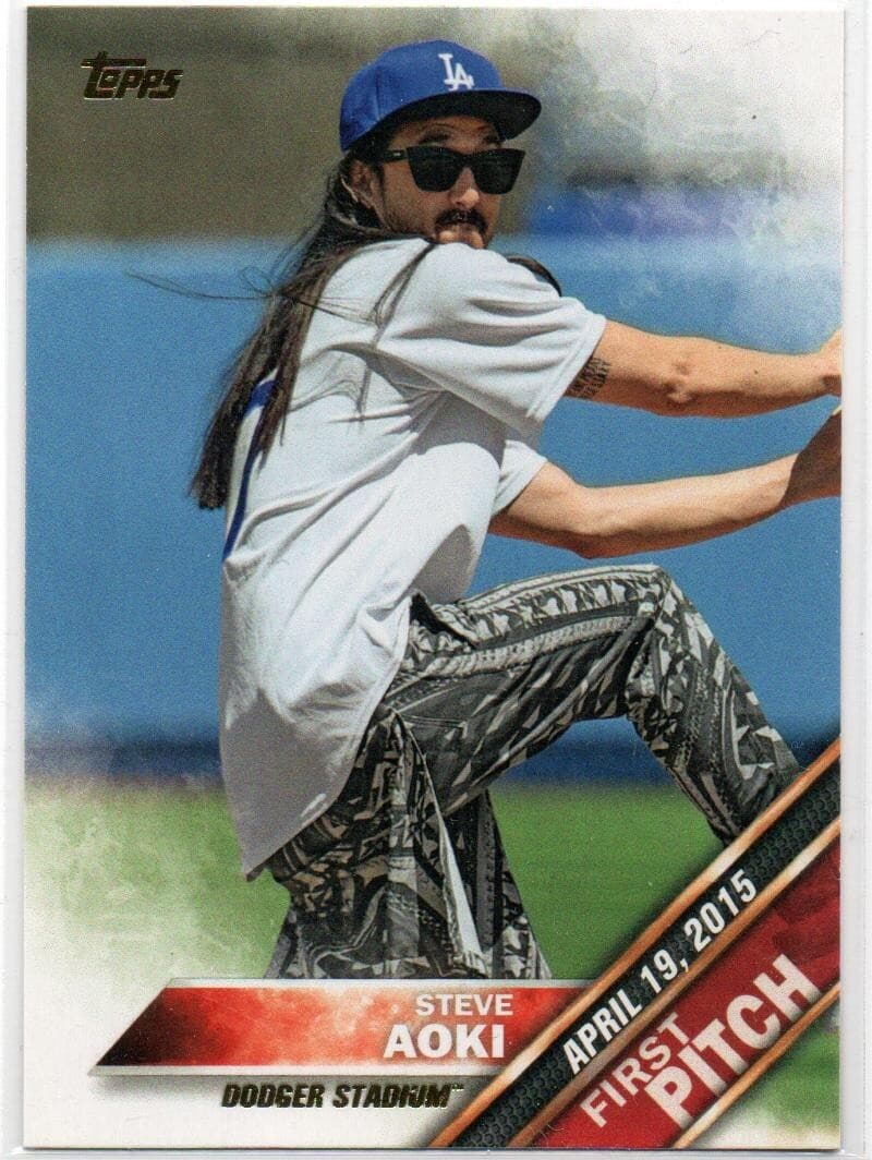 Steve Aoki 2016 Topps