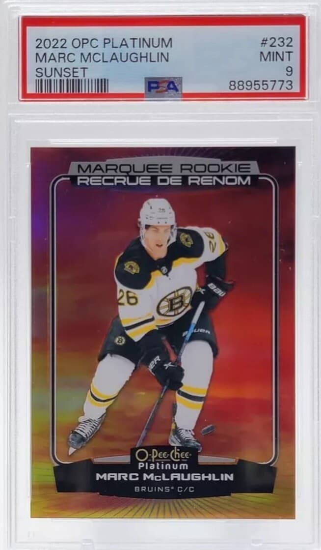 Marc McLaughlin trading card